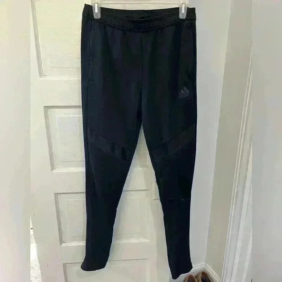 Adidas 3-stripes black activewear joggers size XL - Picture 1 of 8
